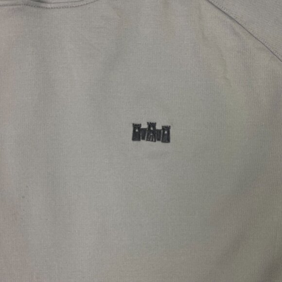 Peter Millar Performance Hoodie Men's XL Gray golf Athletic Athleisure Stretch - Picture 3 of 9